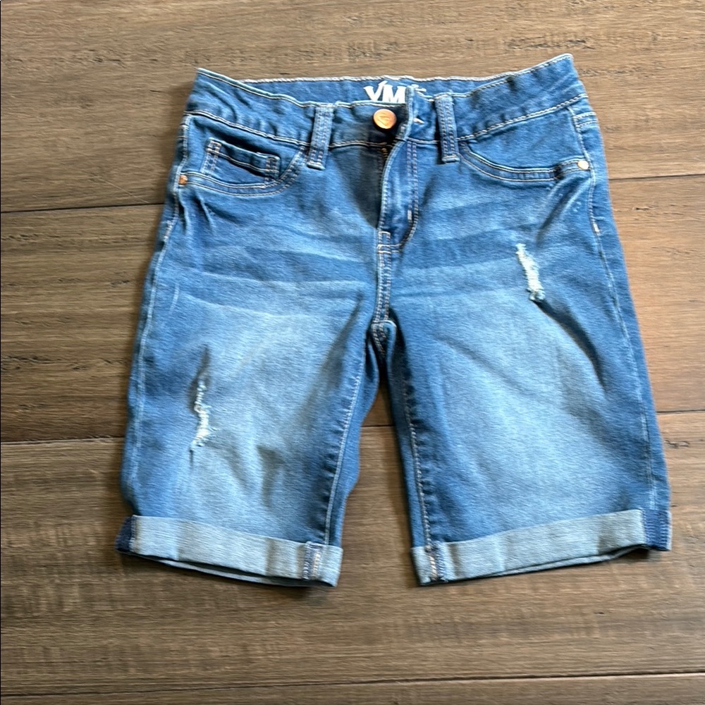 Kids Blue Denim Shorts